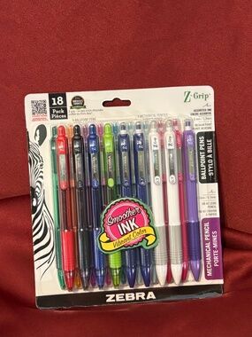 ZEBRA 18 ct Pens and Pencils Z Grip